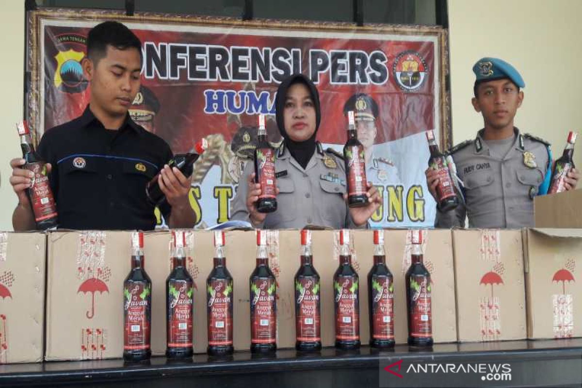 Polisi gagalkan pengiriman minuman beralkohol ke Yogyakarta