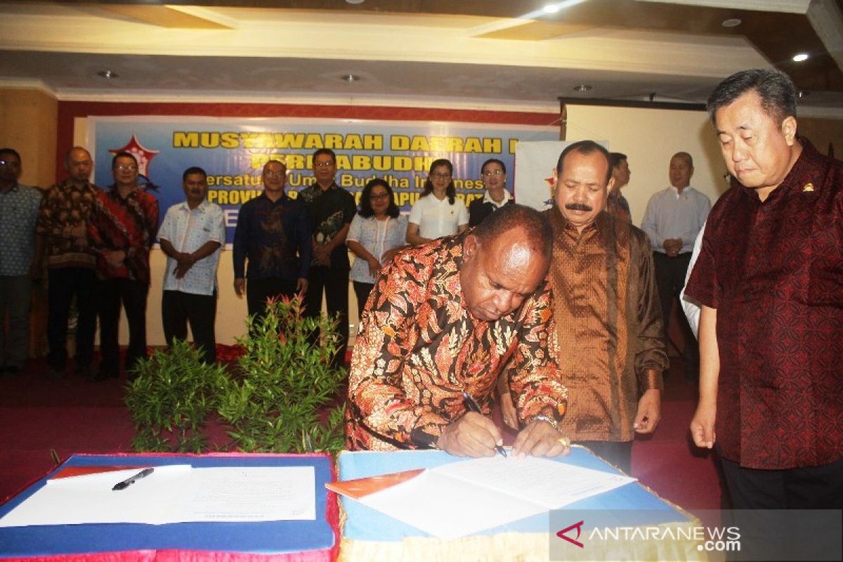 Pemprov Papua apresiasi komitmen umat Budha jaga kekompakan