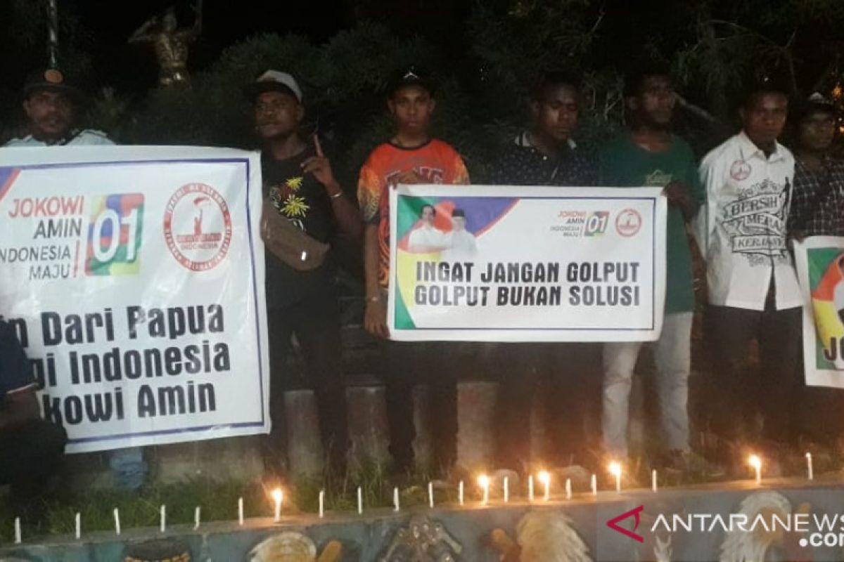 Relawan Jokowi-Ma'ruf ajak warga Jayapura tidak golput