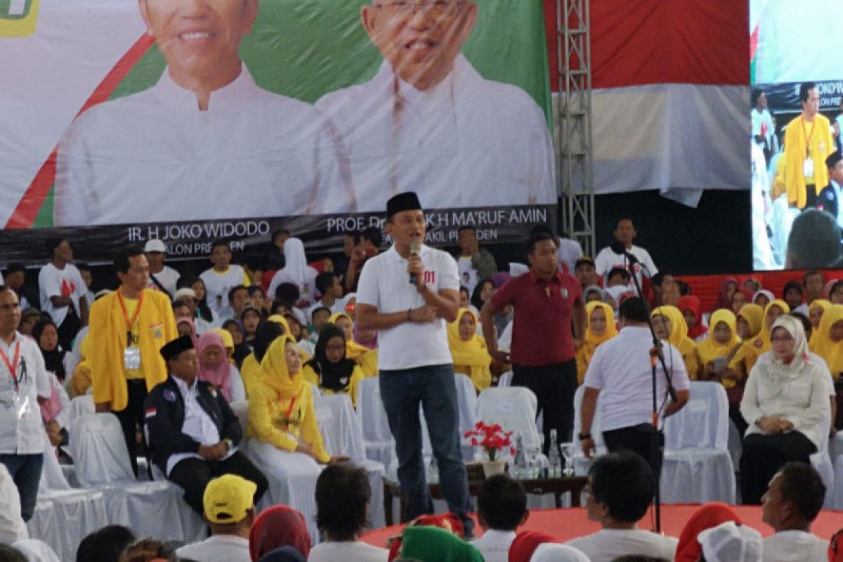 Jokowi mendadak kampaye terbuka di Sukabumi
