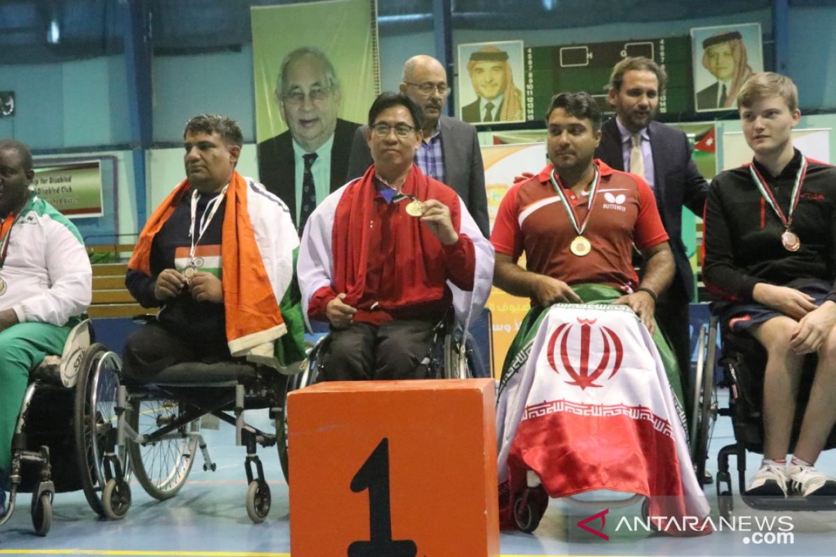 Atlet paralympic Indonesia rebut medali emas di Yordania