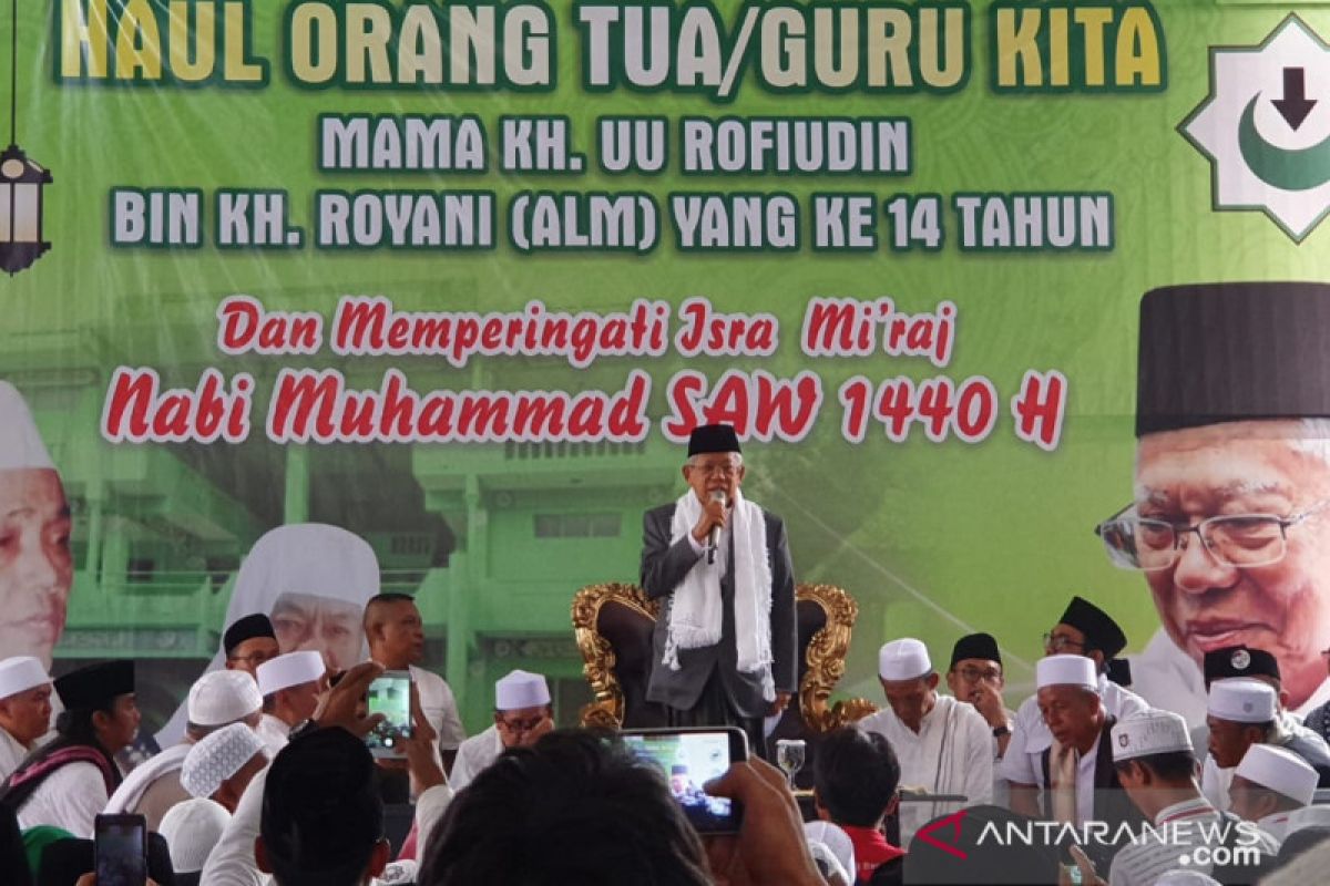 Ulama Bogor, Cianjur, Sukabumi deklarasi dukungan untuk Jokowi-Ma'ruf