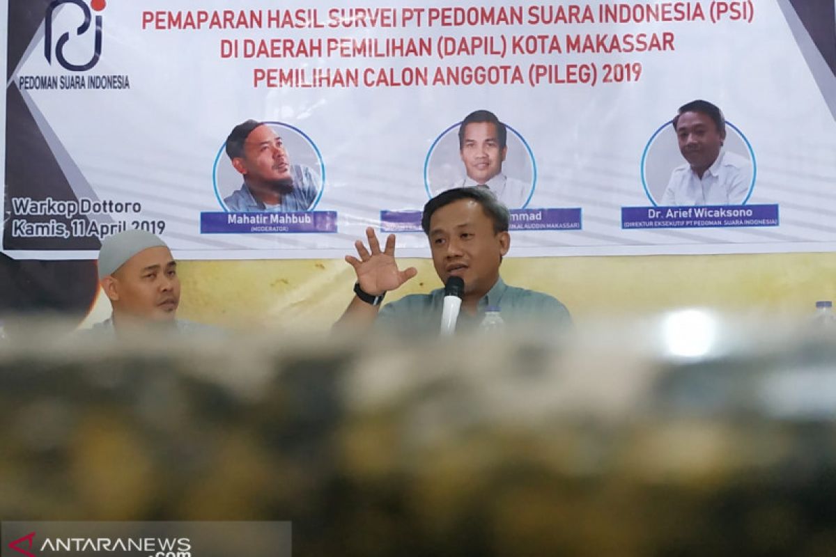 PSI rilis hasil survei caleg perebutan 15 kursi dapil Makassar