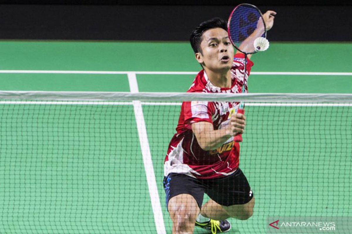 Ginting tantang pebulutangkis Taiwan di semifinal Singapore Open