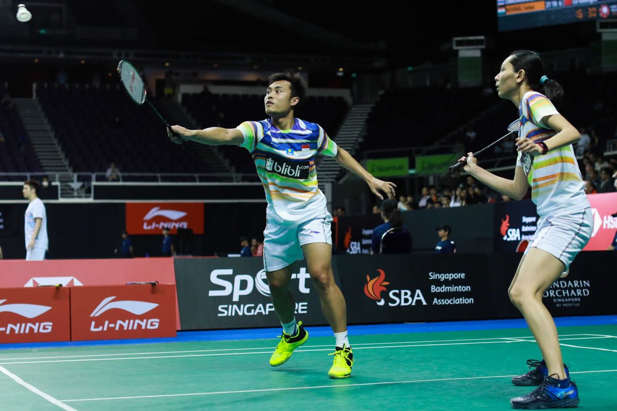 Hafiz/Gloria melaju ke delapan besar setelah taklukkan Rinov /Pitha di Singapore Open