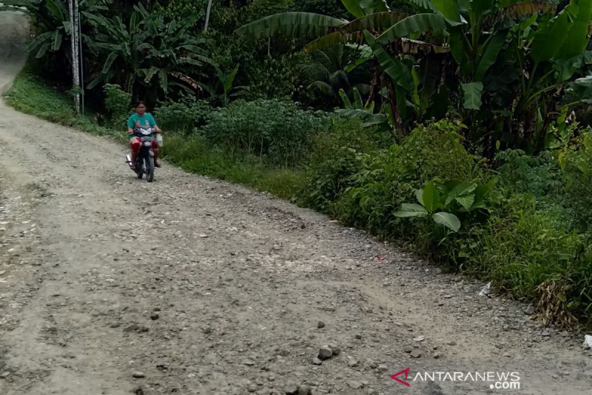 Warga Nias Utara minta pemerintah perbaiki jalan rusak