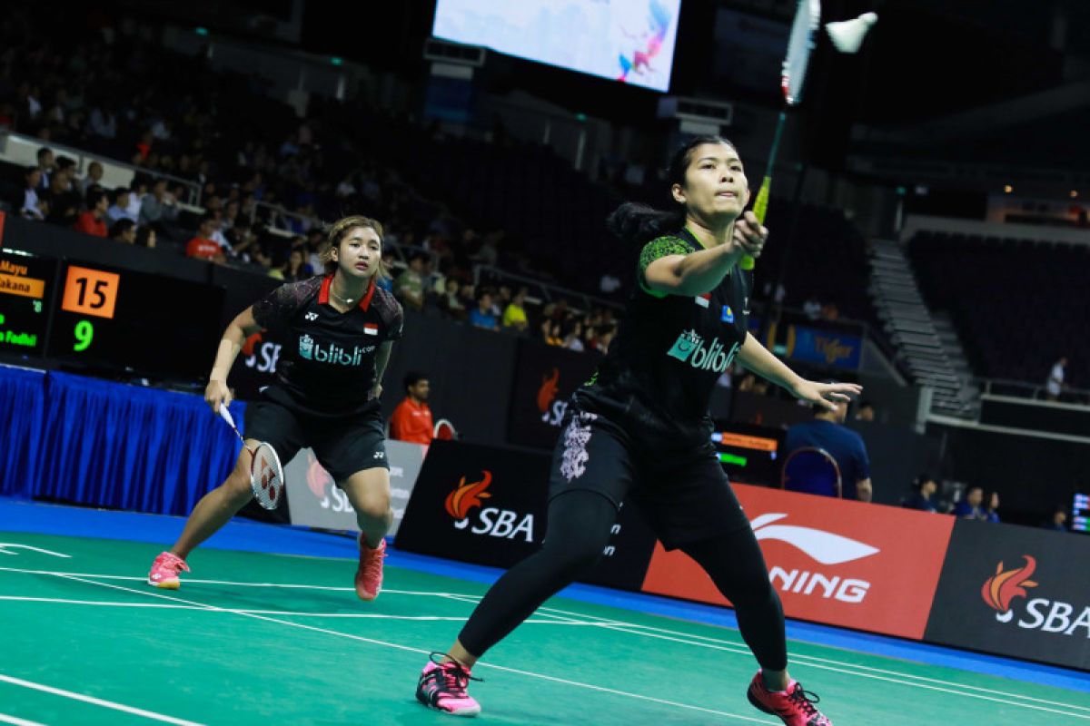 Langkah Jauza/Yulfira terhenti di putaran kedua Singapore Open