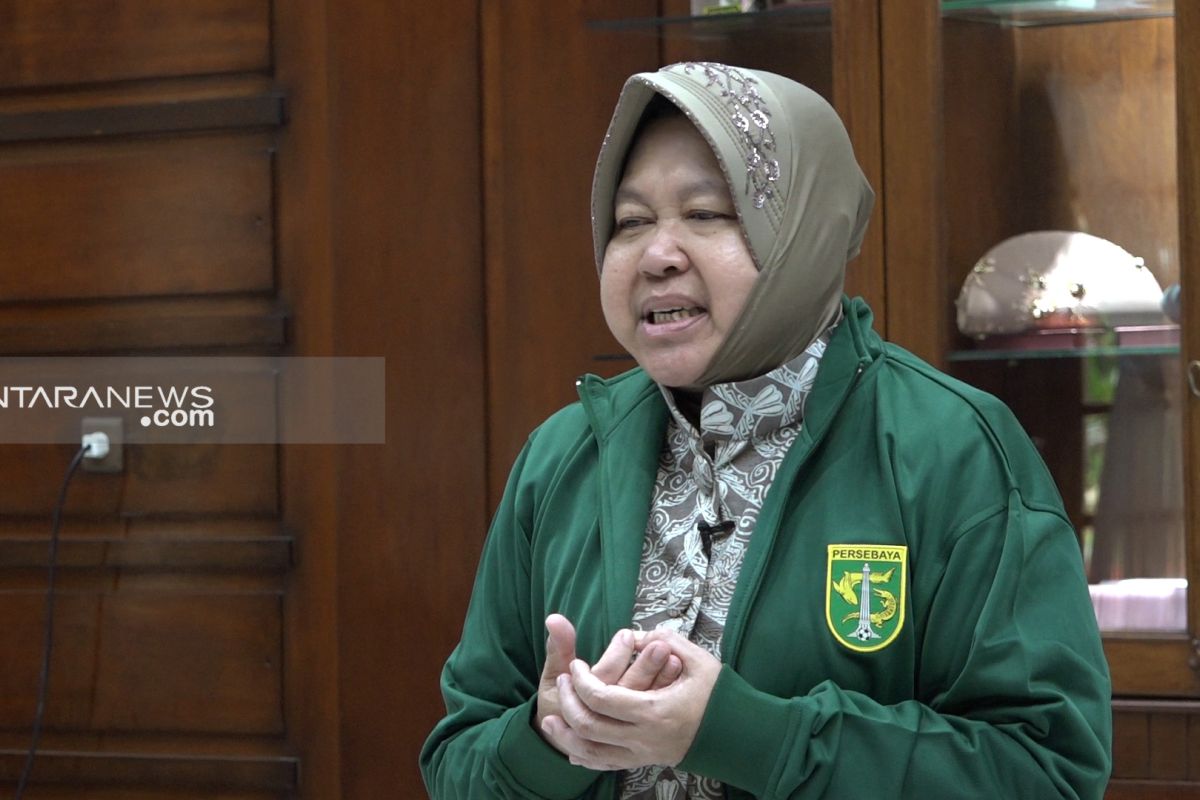 Wali Kota Risma semangati pemain Persebaya jelang leg kedua final Piala Presiden