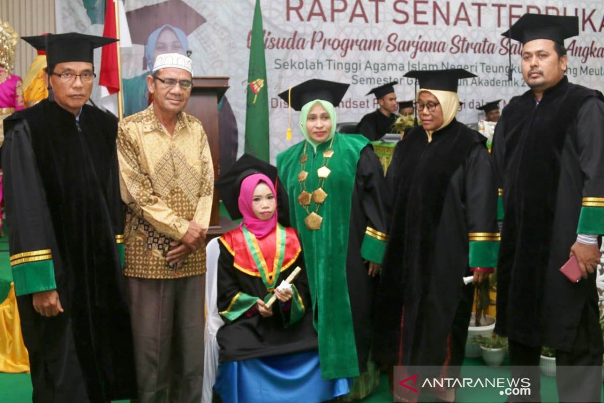 STAIN Meulaboh wisuda 66 lulusan, termasuk disabilitas