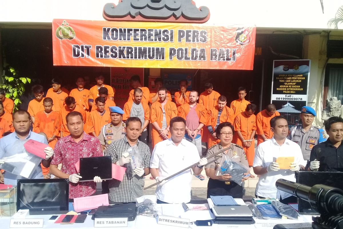 Polda Bali ungkap 67 kasus kejahatan jelang Pemilu