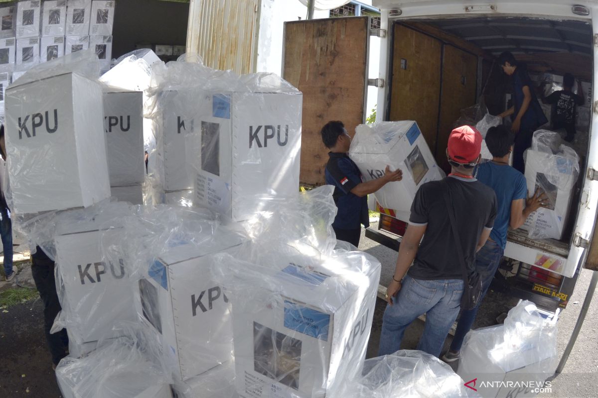 KPU Badung distribusikan logistik Pemilu