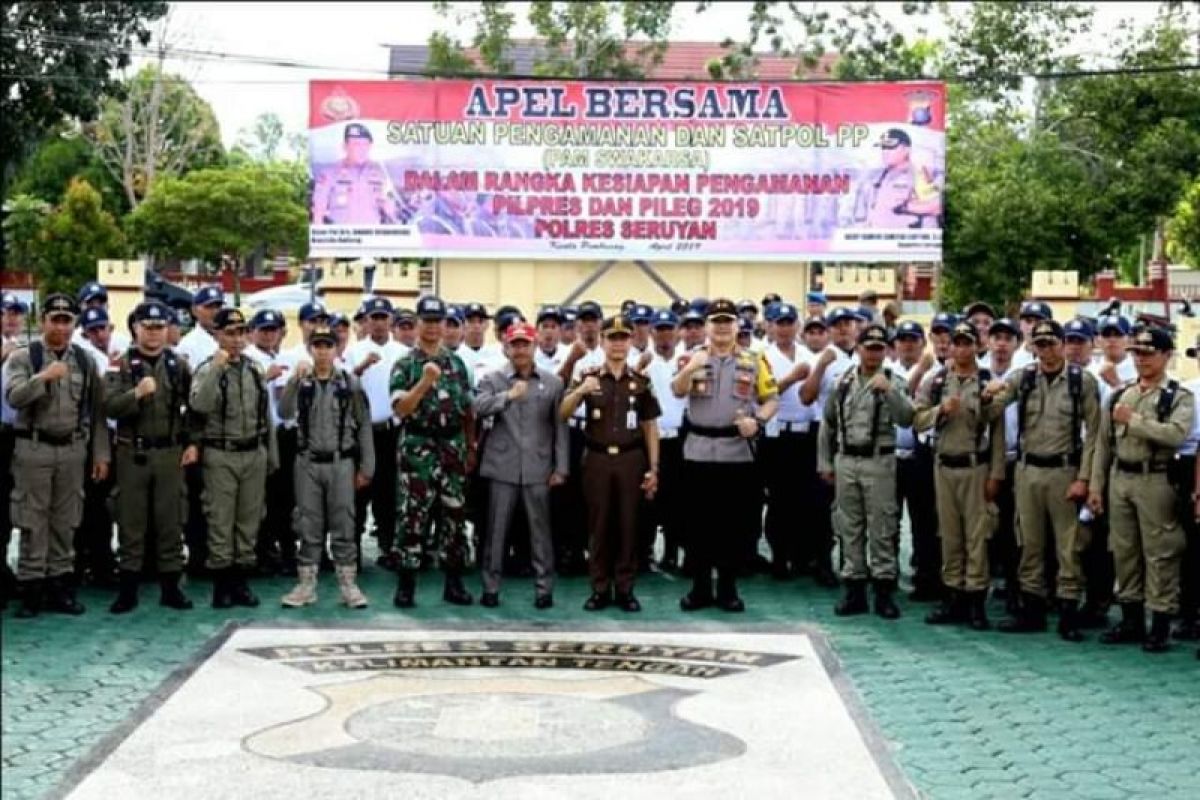 Menjelang pemilu, pengamanan di Seruyan terus ditingkatkan