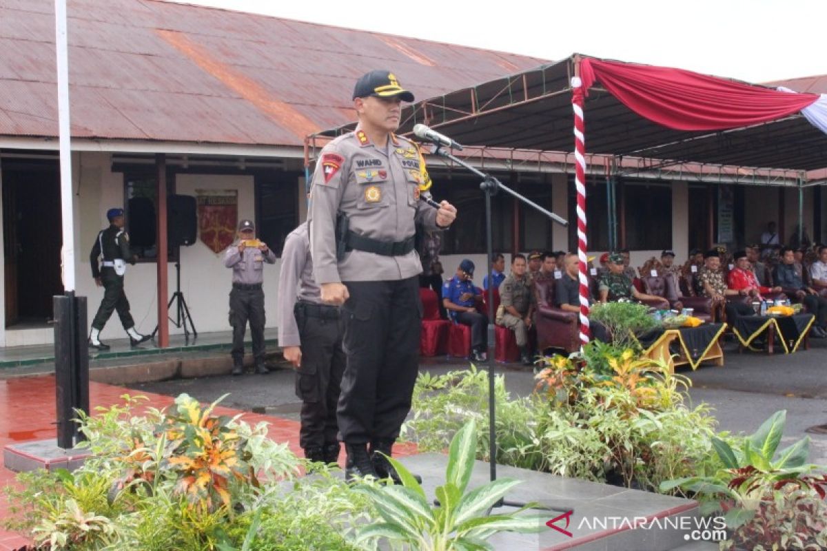 1.154 personel gabungan siap amankan pemilu di Barsel