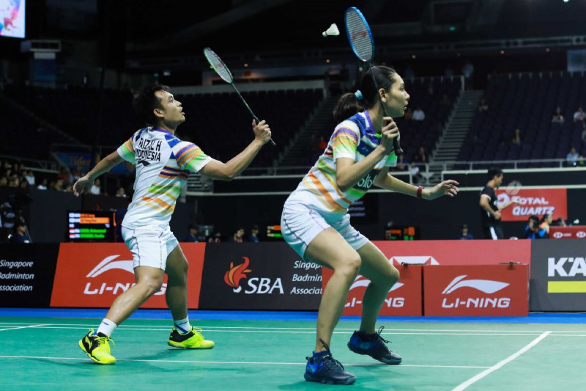 Tujuh wakil Indonesia lolos ke perempat final Singapore Open 2019