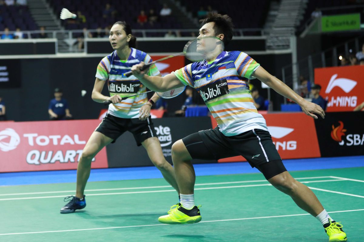 Hafiz/Gloria lolos ke semifinal Singapore Open 2019