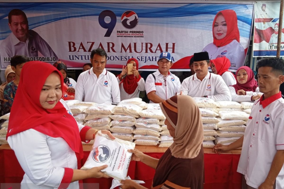 Perindo Agam gelar bazar beras murah bantu masyarakat