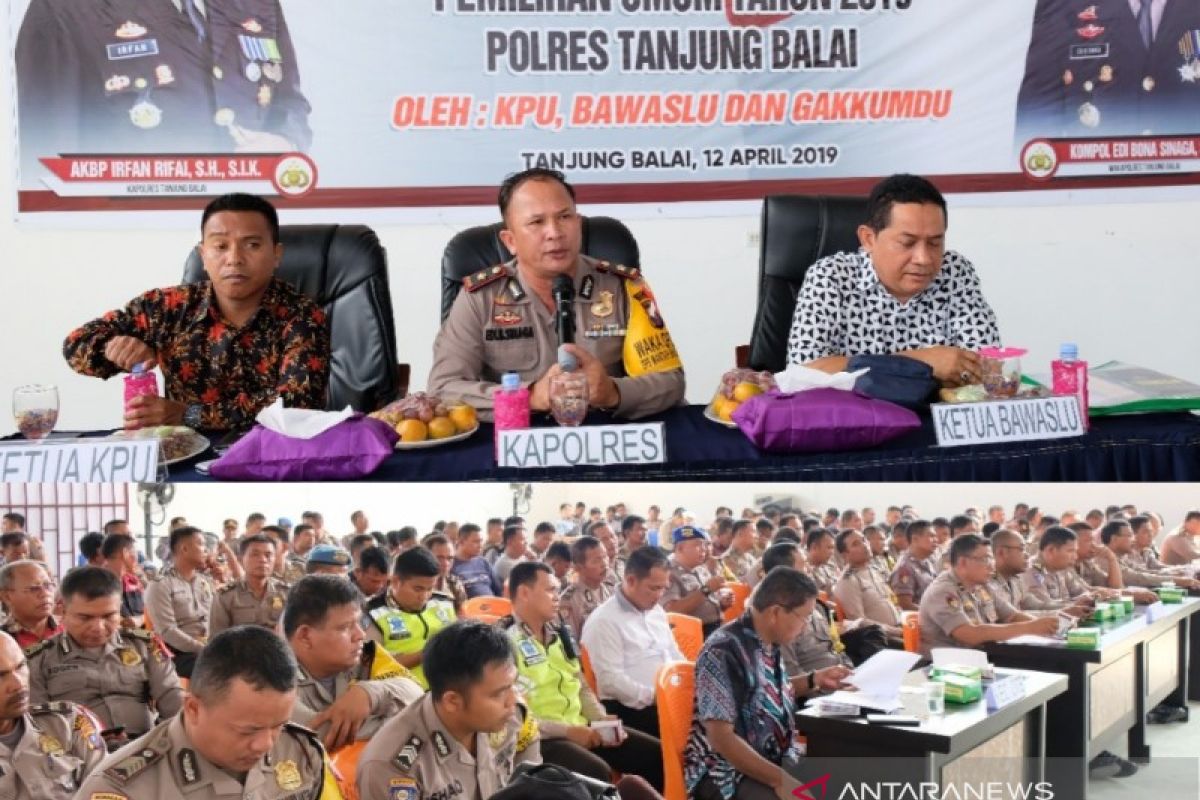 272 polisi siap amankan TPS di Tanjungbalai