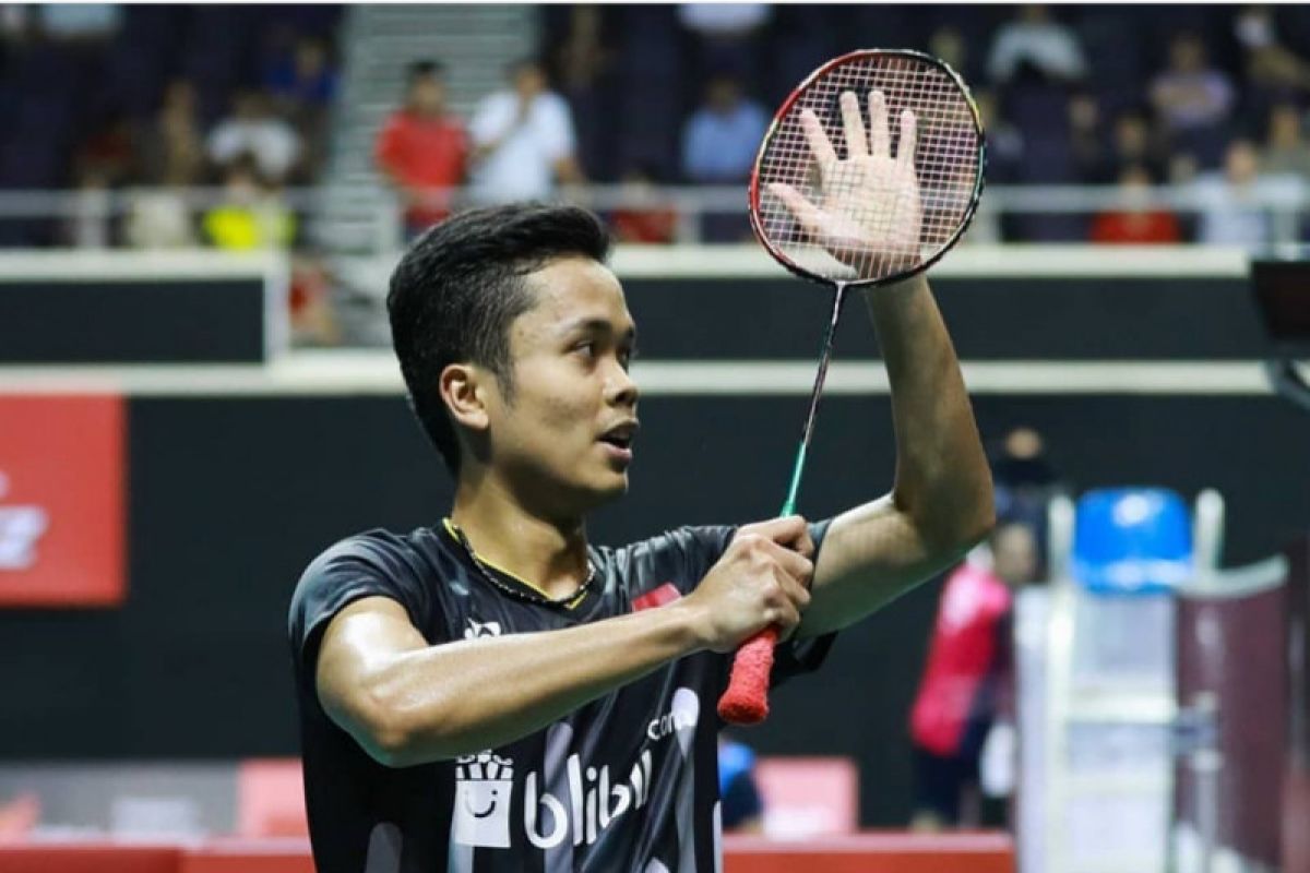 Anthony Ginting melaju ke final Singapore Open 2019