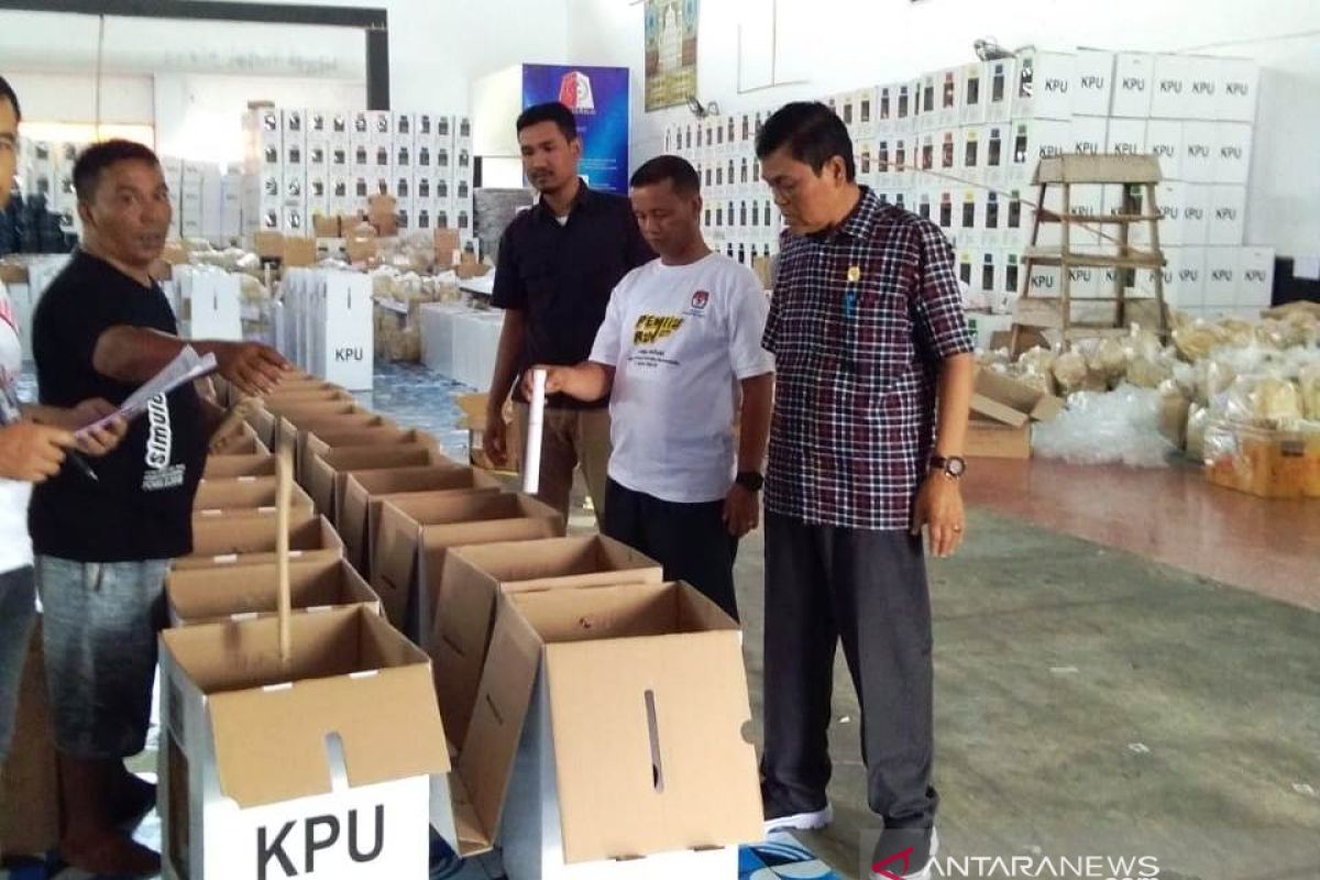 KIP Nagan Raya pasok logistik Pemilu 2019