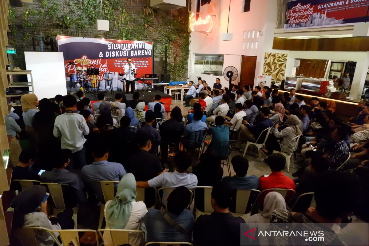 Erwin Aksa ajak pengusaha milenial Sumut coblos Prabowo-Sandi