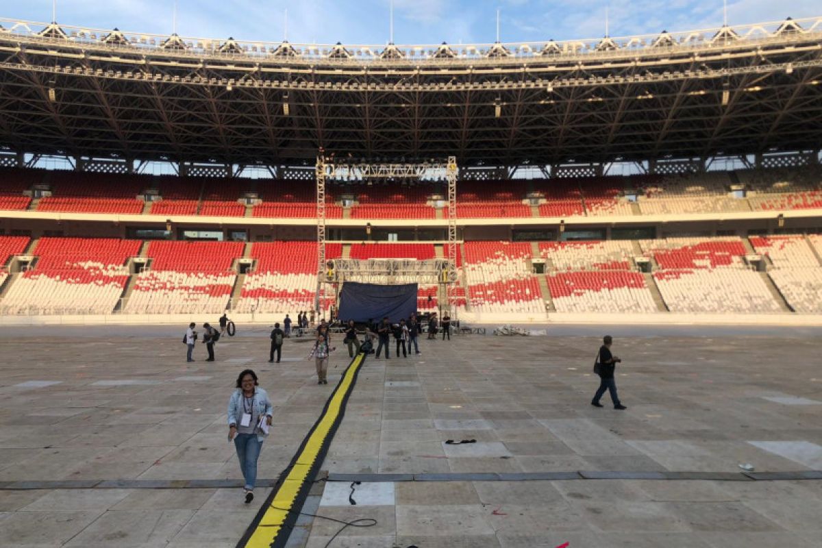 Ribuan relawan gelar pijat refleksi gratis di Konser Putih Satu Jokowi