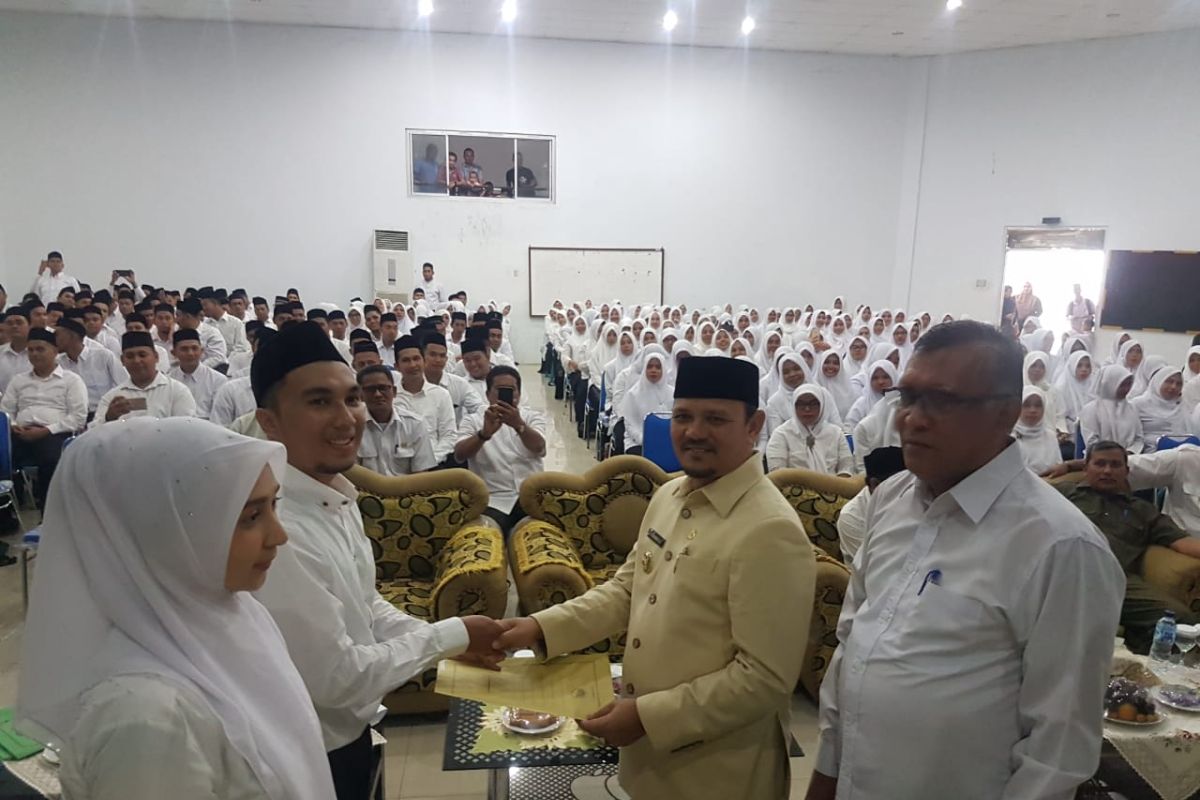 Bupati minta CPNS baru di Aceh Beaar untuk jujur ikhlas berintegritas