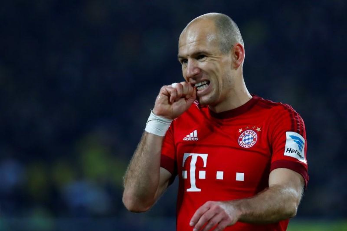 Arjen Robben mulai frustasi karena dililit cedera