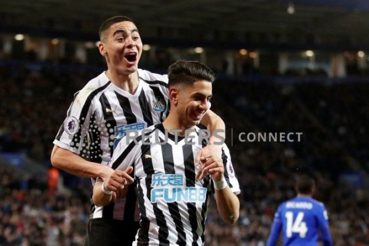 Newcastle tekuk Leicester 1-0 berkat sundulan Perez