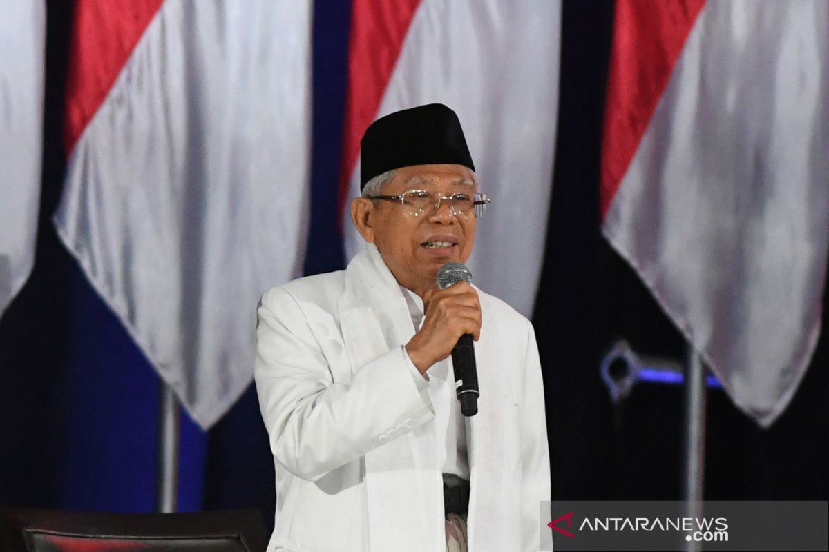 Ma'ruf Amin: Pekerjaan belum selesai, kami akan teruskan