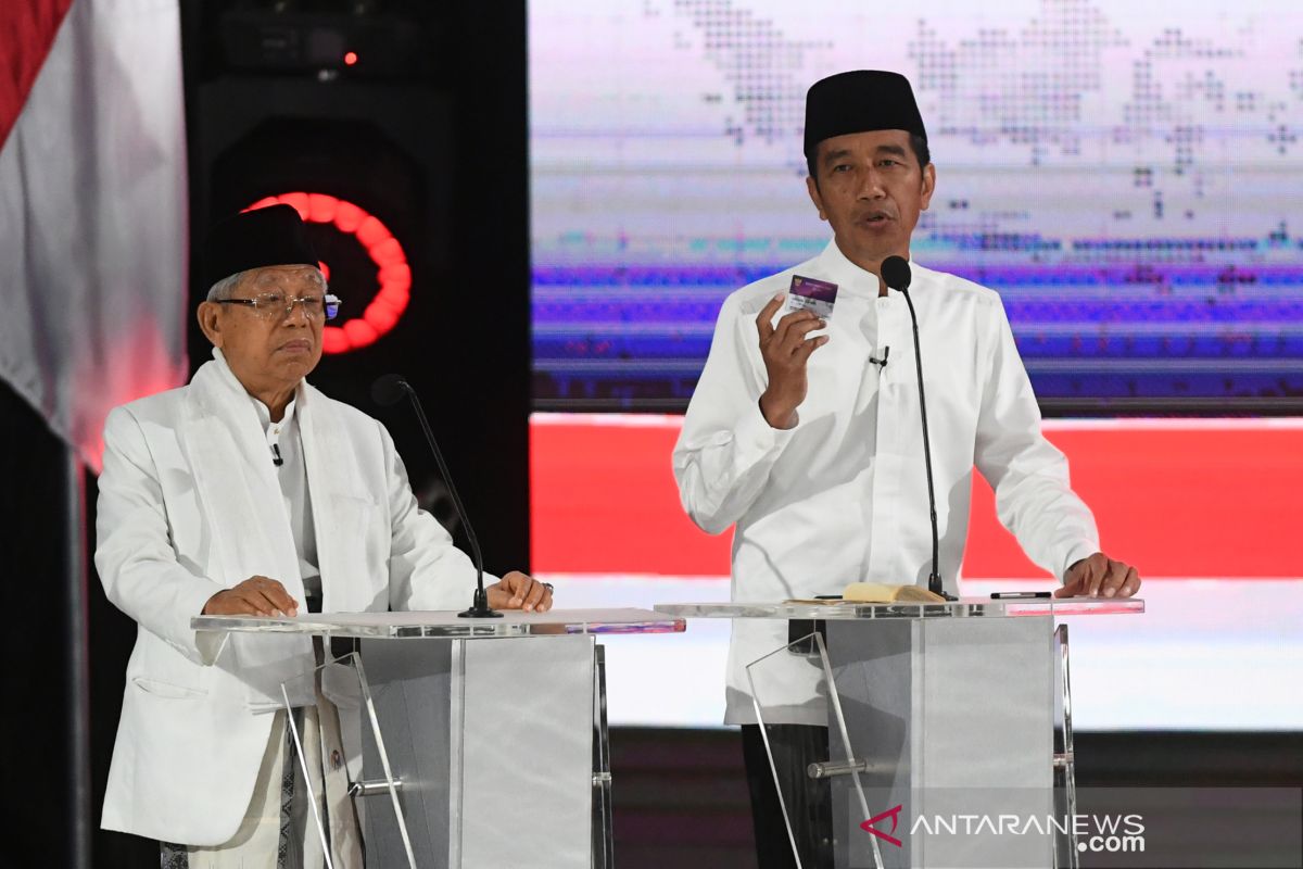 Jokowi-Ma'ruf siapkan tiga kartu dukung kesejahteraan sosial