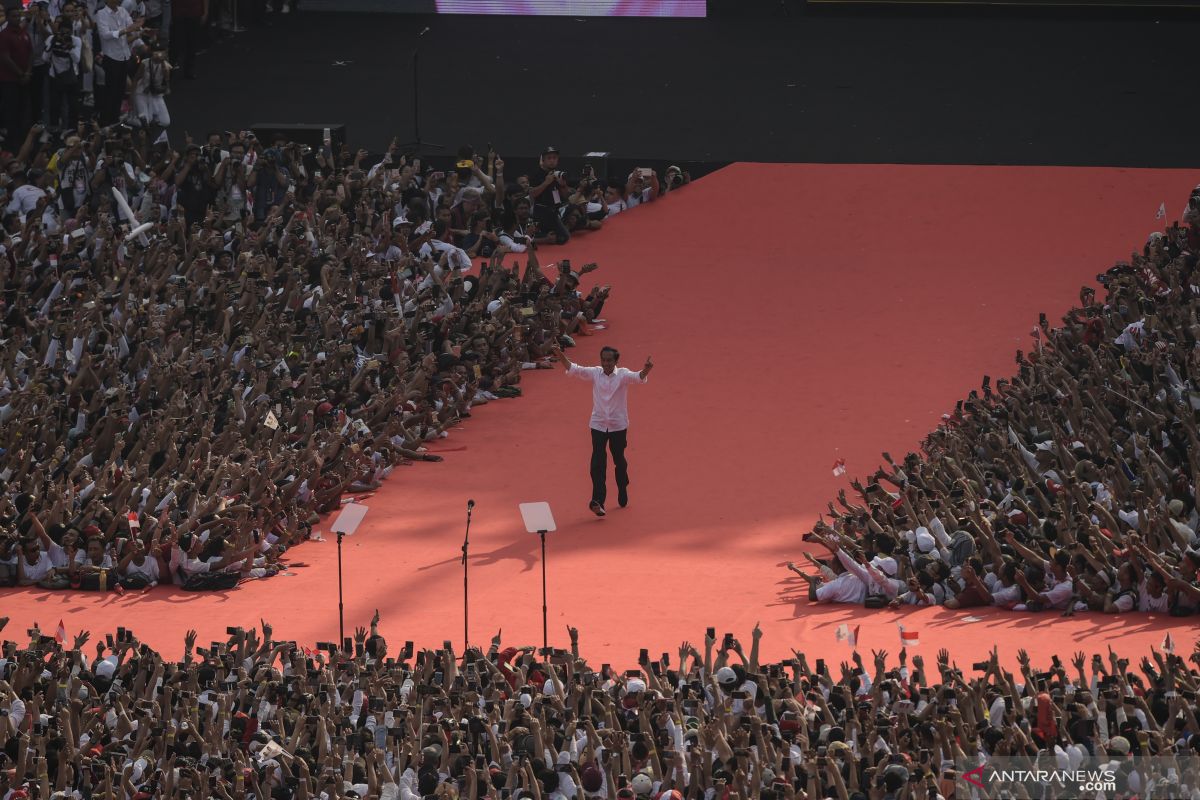 Jokowi, Amin voice full dedication to advancing Indonesia