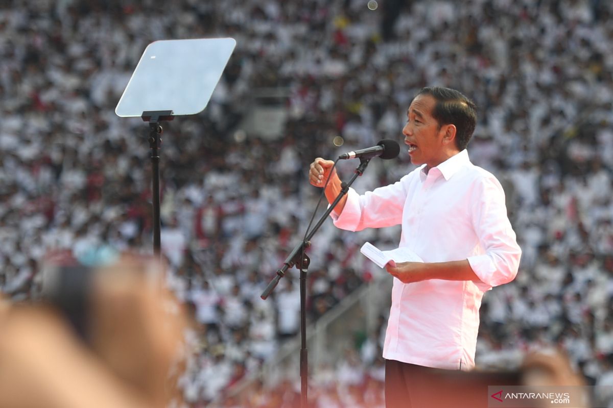 Jokowi: Jangan takut ke TPS karena dijaga TNI-Polri