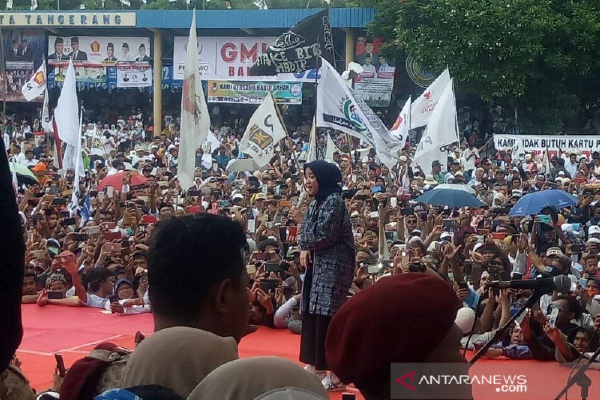 Pedangdut Rhoma dan Nissa Sabyan semarakkan kampanye Prabowo-Sandi di Tangerang