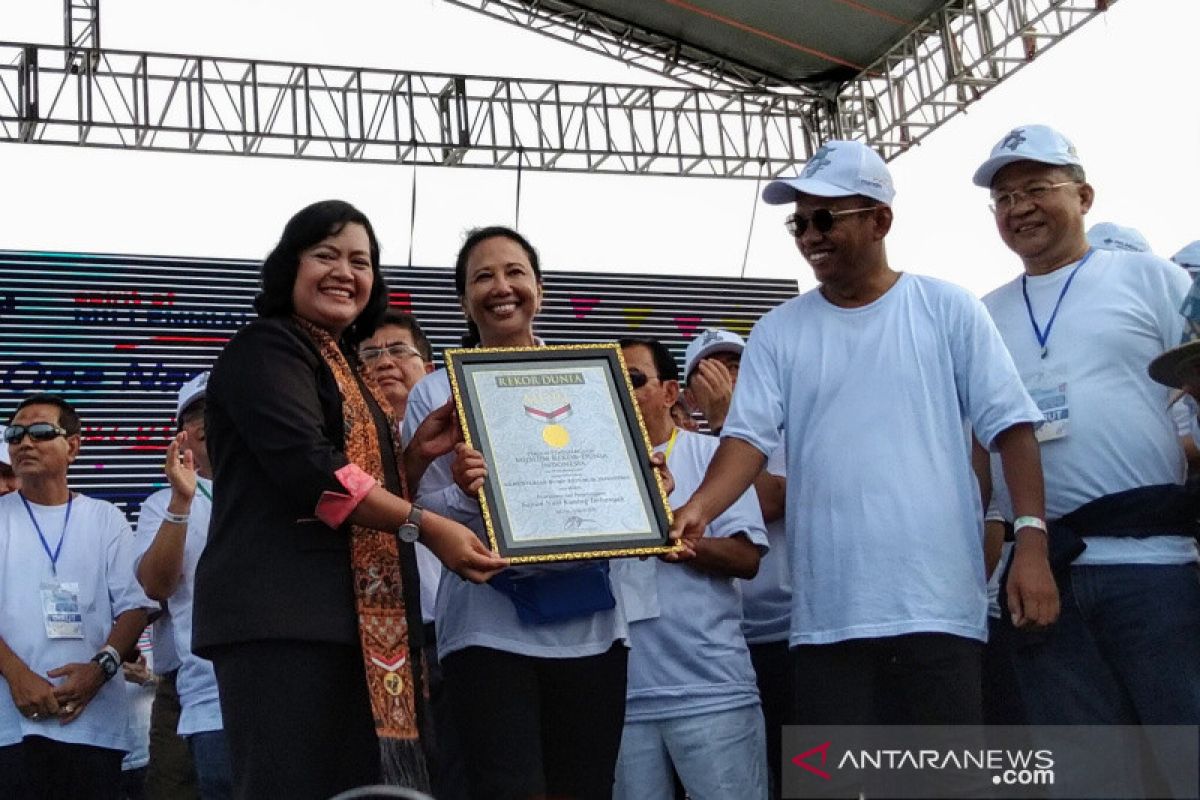 Kementerian BUMN pecahkan rekor MURI pada peringatan HUT Ke-21