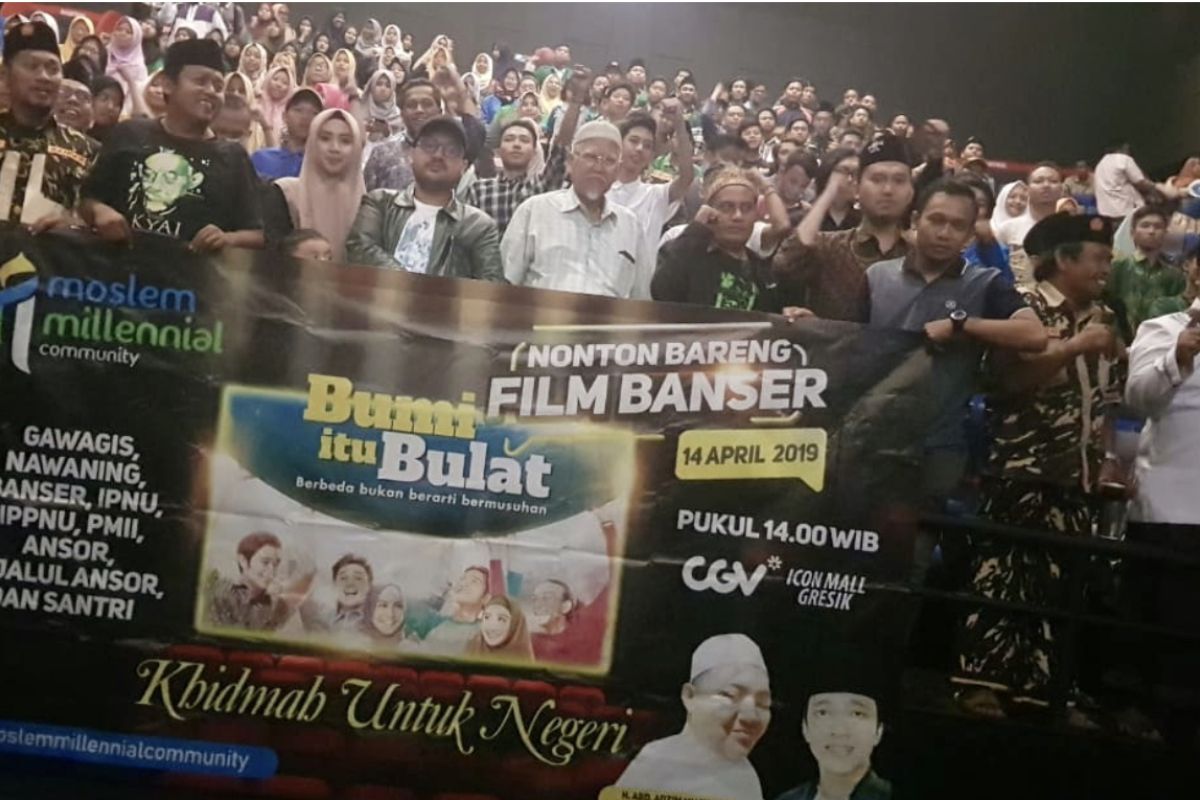 Ratusan santri nobar film tentang Banser