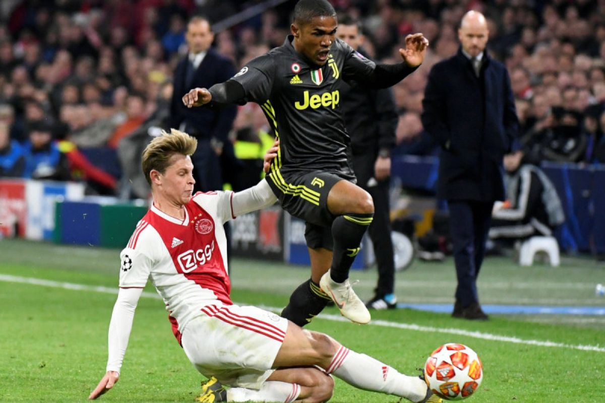 Di leg kedua, Ajax terancam tanpa De Jong lawan Juventus