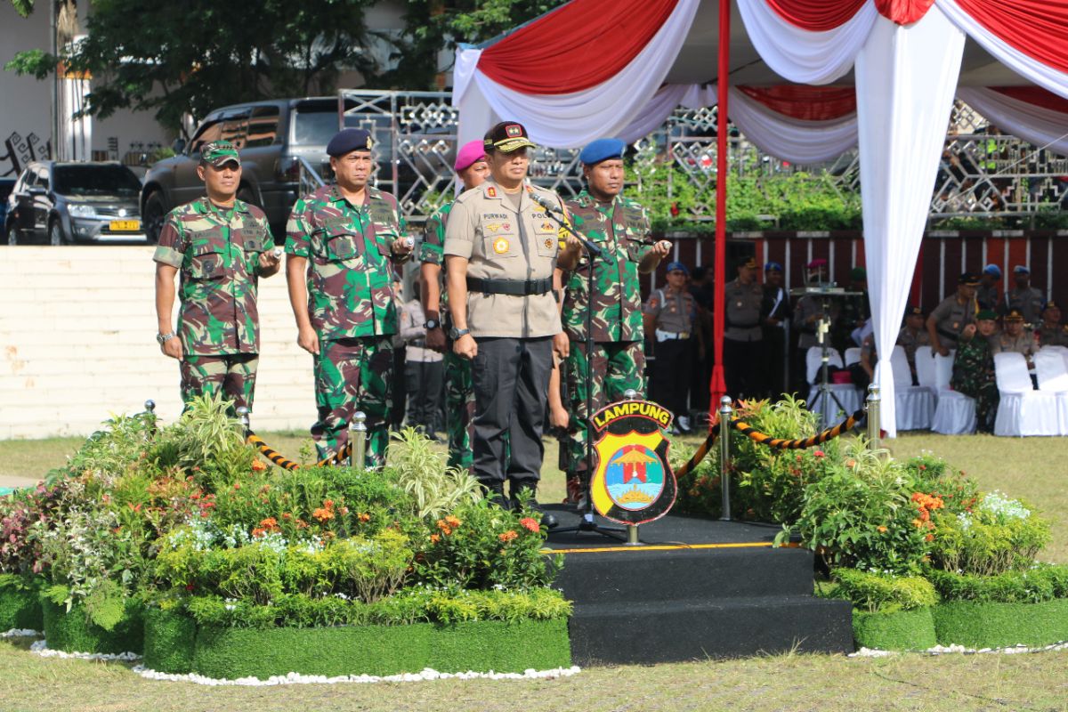 Kapolda Lampung minta personel siapkan mental-fisik kawal Pemilu 2019