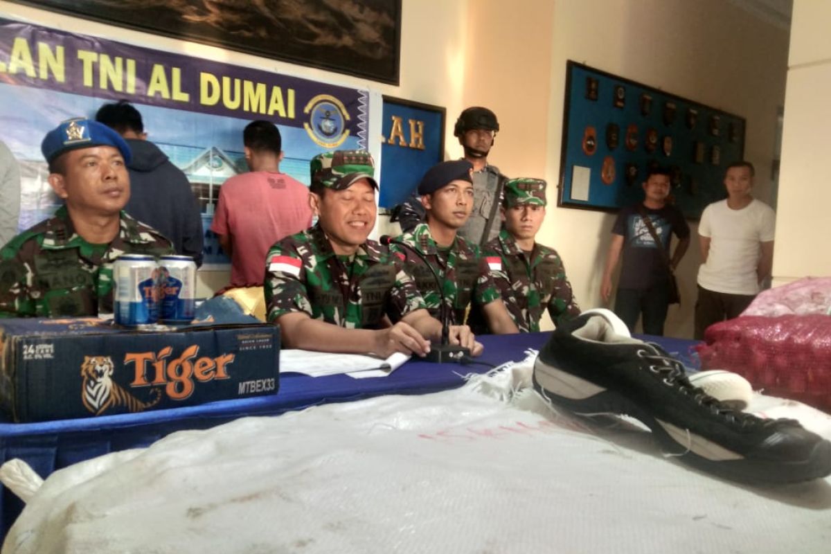 Lanal Dumai Tangkap KM Bersaudara bawa tujuh ton bawang selundupan