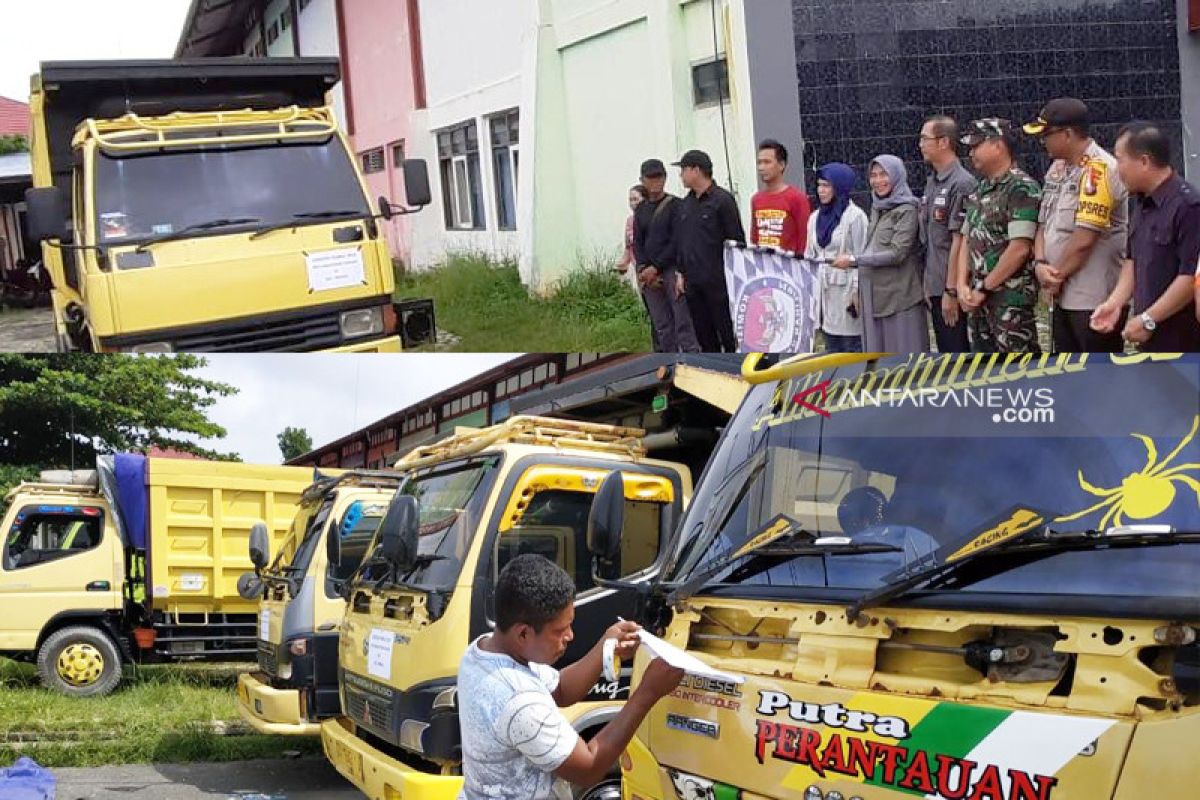 KPU Kapuas distribusi logistik Pemilu di enam kecamatan terjauh