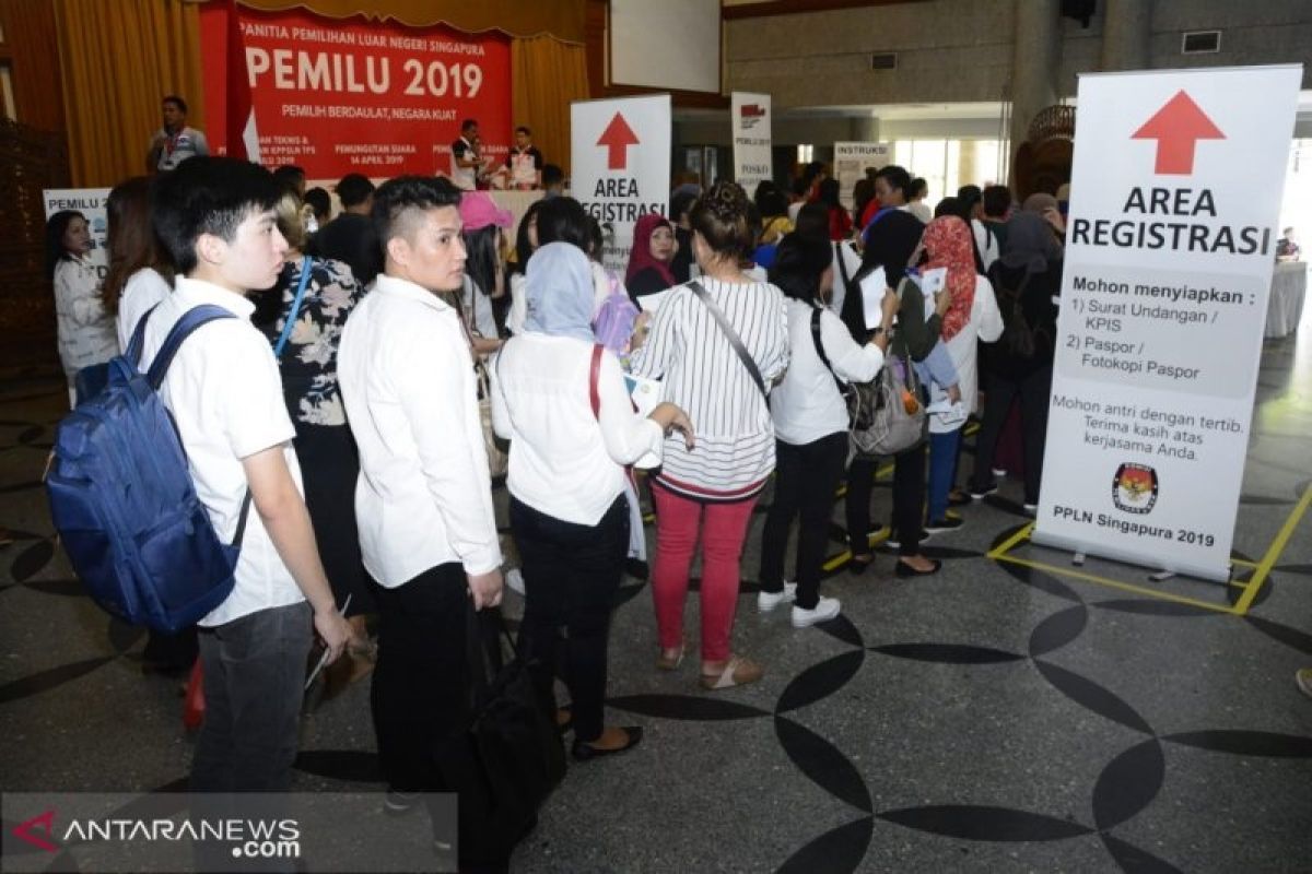 Puluhan ribu Warga Negara Indonesia di Singapura antusias ikuti Pemilu
