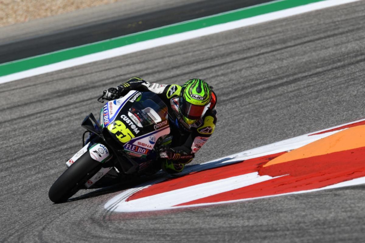 Crutchlow tak biarkan Marquez lolos di Austin