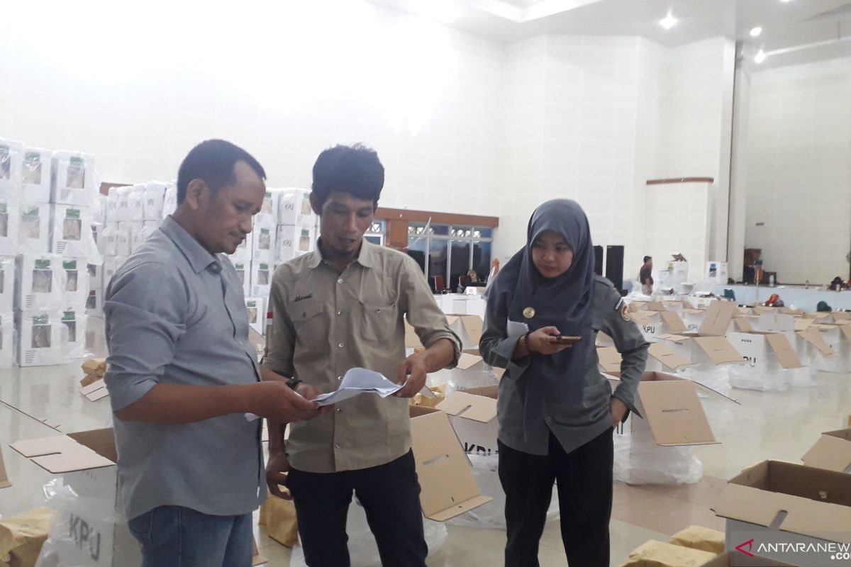 KPU Bangka Tengah: Surat suara pemilu sudah lengkap