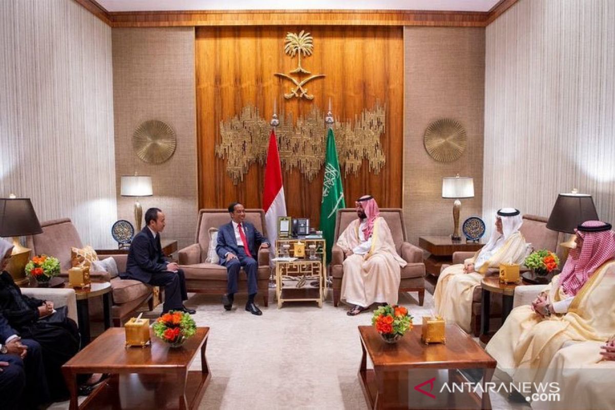 Saudi crown prince receives Indonesian president