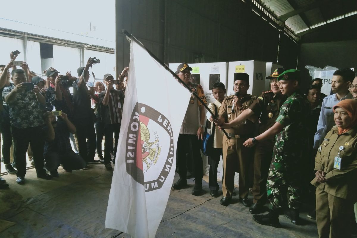 KPU mulai distribusikan logistik Pemilu di Kota Jambi