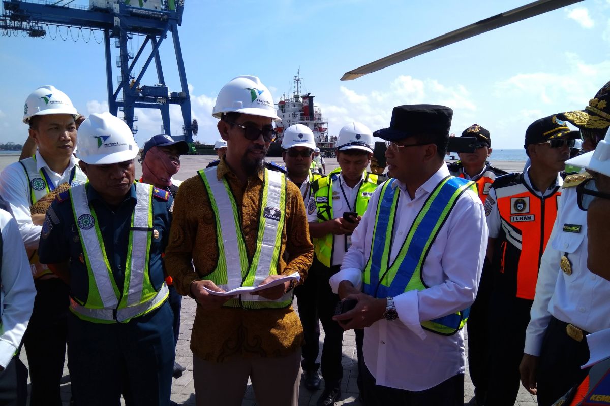 Indonesia port corporation has six more ruber tyred gantry in Makasar