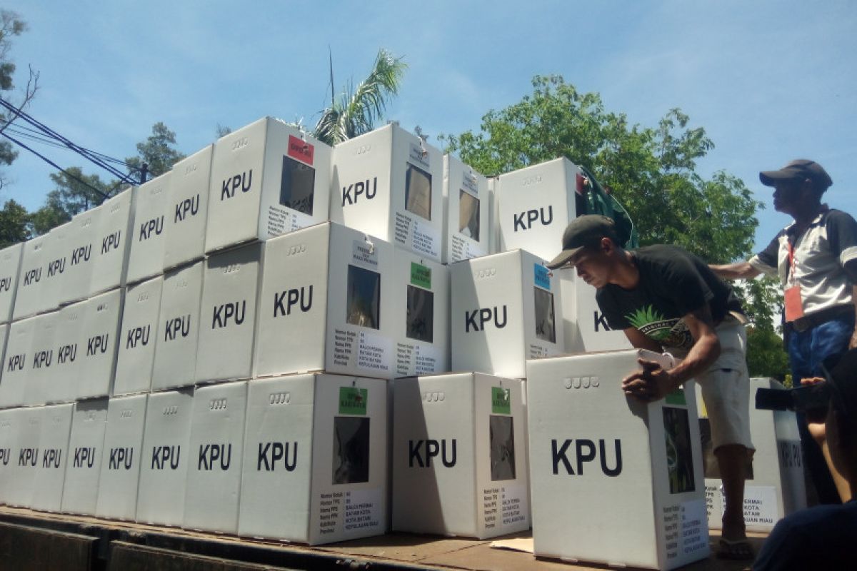 KPU Batam pastikan surat suara telah sampai di pulau