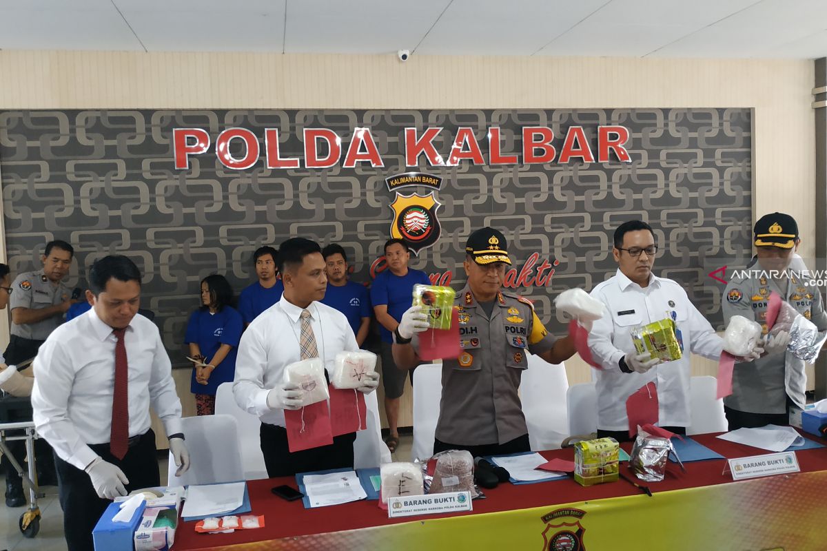 Polda Kalbar gagalkan penyelundupan narkoba via laut ke Pinyuh