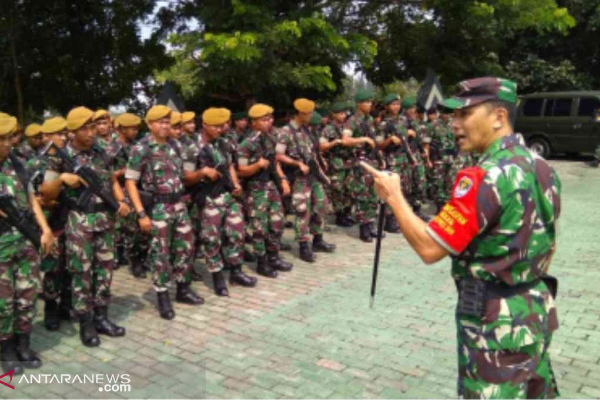 Ratusan prajurit TNI Bekasi siap amankan pemilu