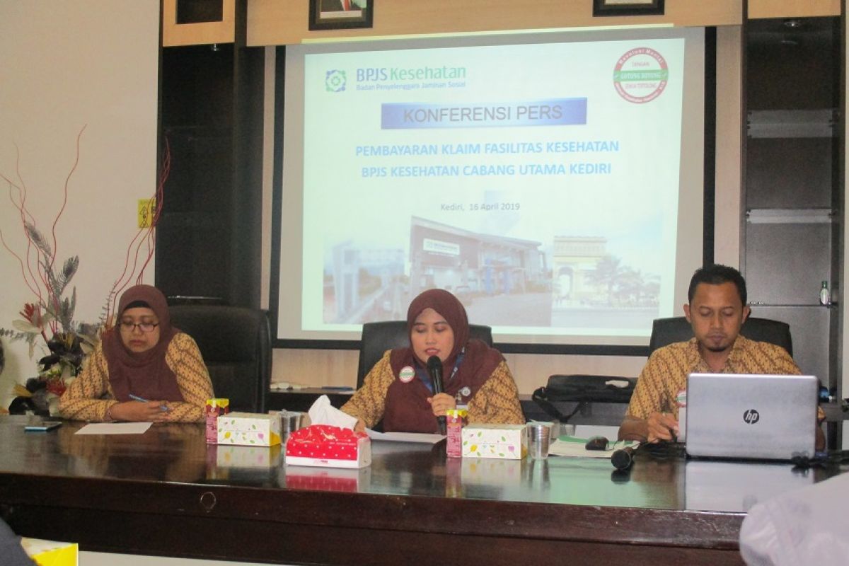 Sepanjang April, BPJS Kediri bayar tagihan Rp152 miliar