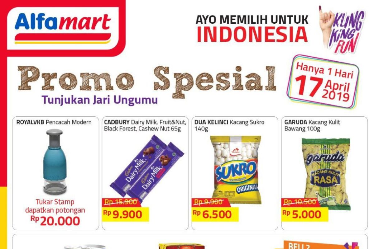 Alfamart Alfamidi beri diskon setelah 